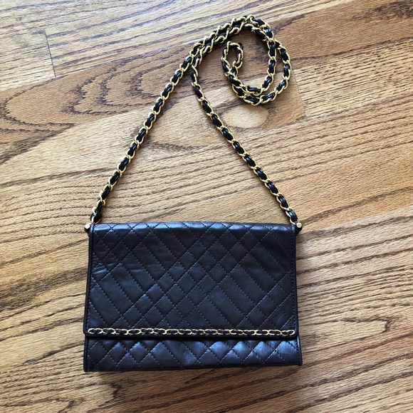 SISO Vintage Brown Quilted Leather Shoulder Bag - Picture 4 of 15